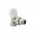 Радиаторен кран ICMA 804 ъглов за адаптор ф16,1/2",ръчен