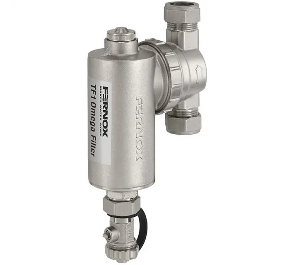 Магнитен циклонен филтър за отоплителната инсталация Fernox TF1 Omega2 Магнитен циклонен филтър за отоплителната инсталация Fernox TF1 Omega2