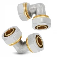 Адаптор Ъглов Двоен General Fittings за Pex-Al-Pex Адаптор Ъглов Двоен General Fittings за Pex-Al-Pex