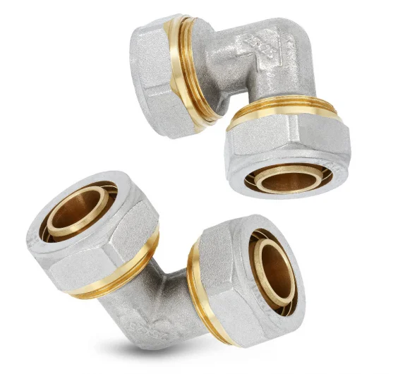 Адаптор Ъглов Двоен General Fittings за Pex-Al-Pex
