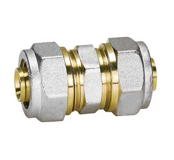 Адаптор Двоен Прав General Fittings за Pex-Al-Pex