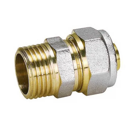 Адаптор Мъжки Прав General Fittings за Pex-Al-Pex Адаптор Мъжки Прав General Fittings за Pex-Al-Pex