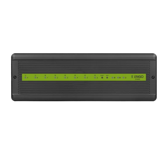 Клемна шина с 6 безжични зони ZigBee + 2 жични зони, 230VAC ENGO ECB62ZB Клемна шина с 6 безжични зони ZigBee + 2 жични зони, 230VAC ENGO ECB62ZB