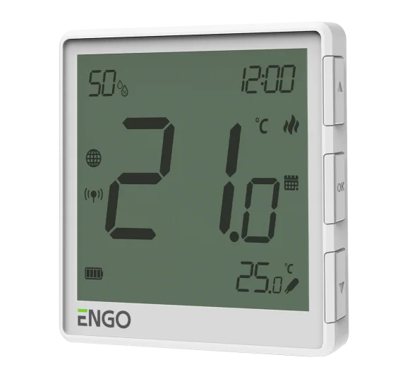 Стаен ZigBee Smart термостат ENGO EONEBATW 